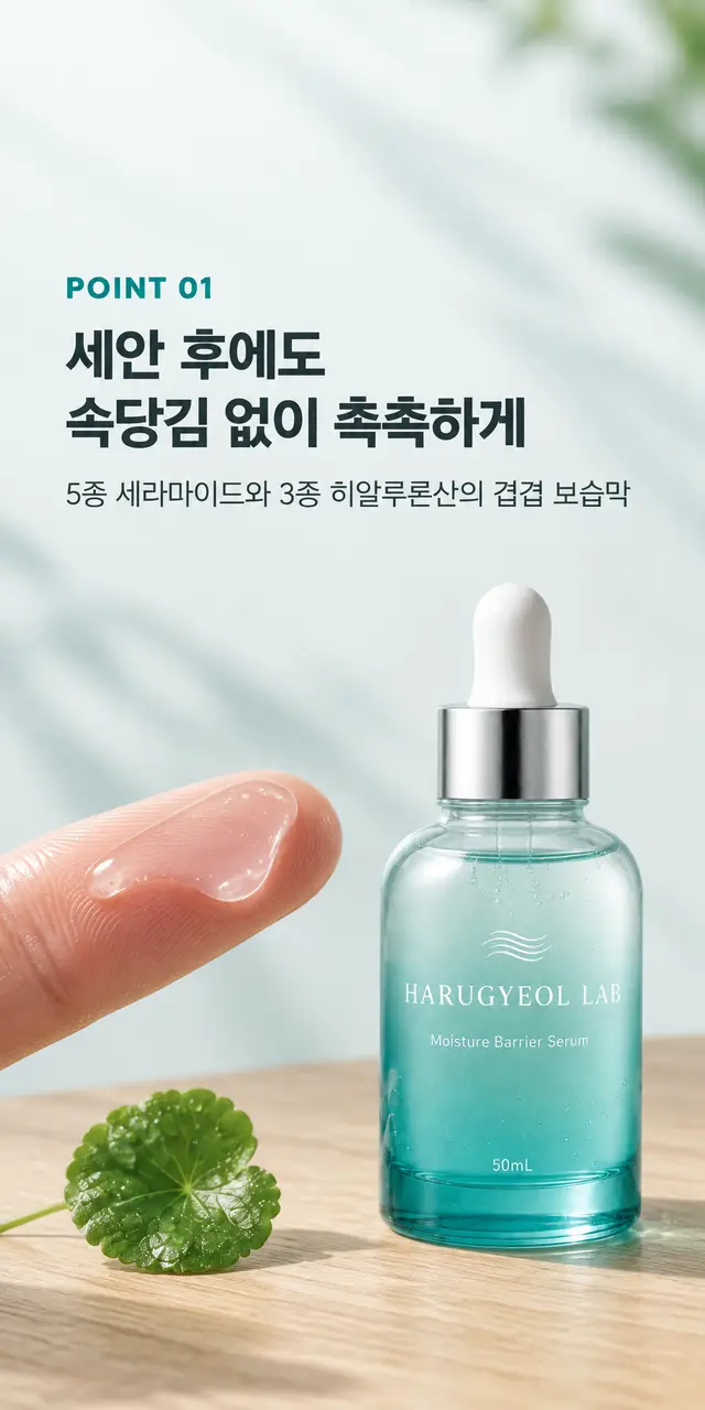화장품 · 하루결랩 수분장벽 세럼 포인트